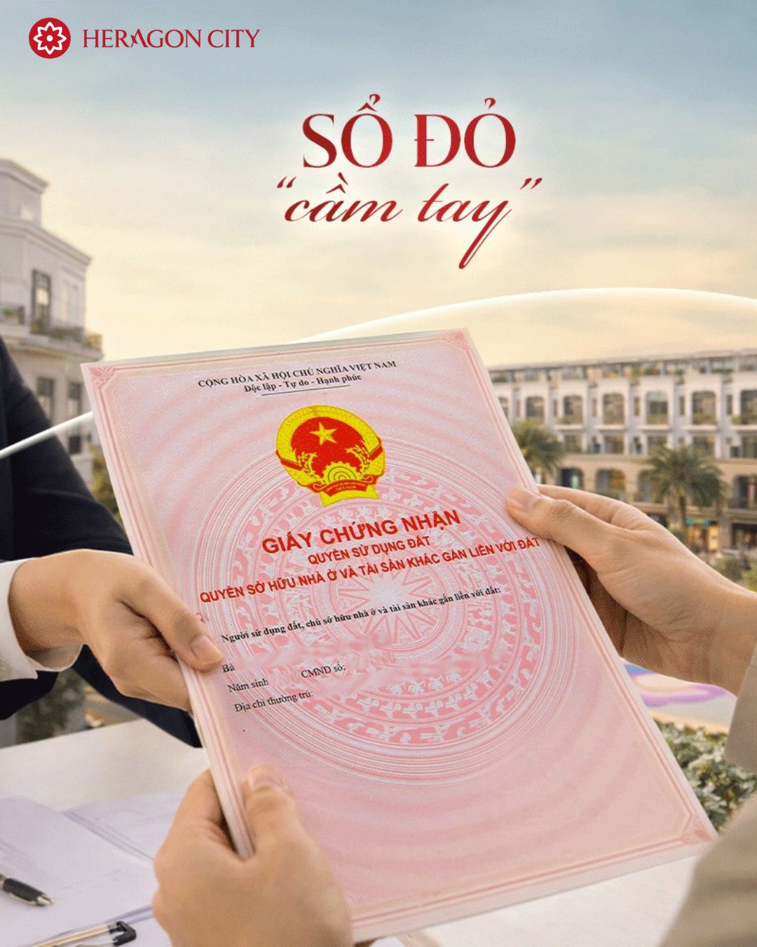 Sổ đỏ Heragon City Sổ đỏ Heragon City