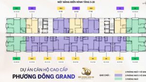 Mặt bằng chung cư Phương Đông Grand