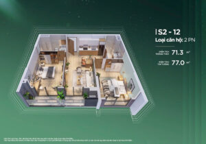 Căn 2PN The Sentosa Vinhomes Star City