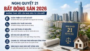 Nghị quyết 21 bất động sản 2026 - Những thay đổi lớn nhà đầu tư cần biết