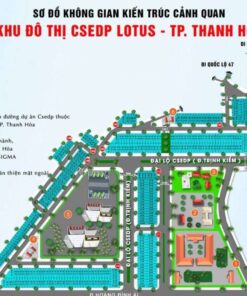 Tổng mặt bằng Hồ Sen CSEDP Lotus