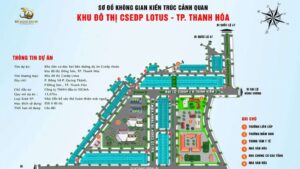 Tổng mặt bằng Hồ Sen CSEDP Lotus
