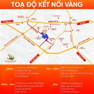 Vị trí mặt bằng Hồ Sen CSEDP Lotus Thanh Hóa