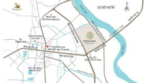 Vị trí phân khu The Victoria Vinhomes Thanh Hóa