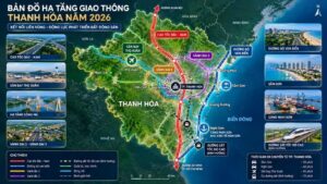 Bản đồ hạ tầng giao thông Thanh hóa