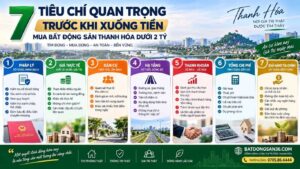 Kinh nghiệm mua bất động sản Thanh Hóa dưới 2 tỷ