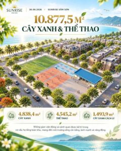Công viên cây xanh dự án Sunrise Sầm Sơn