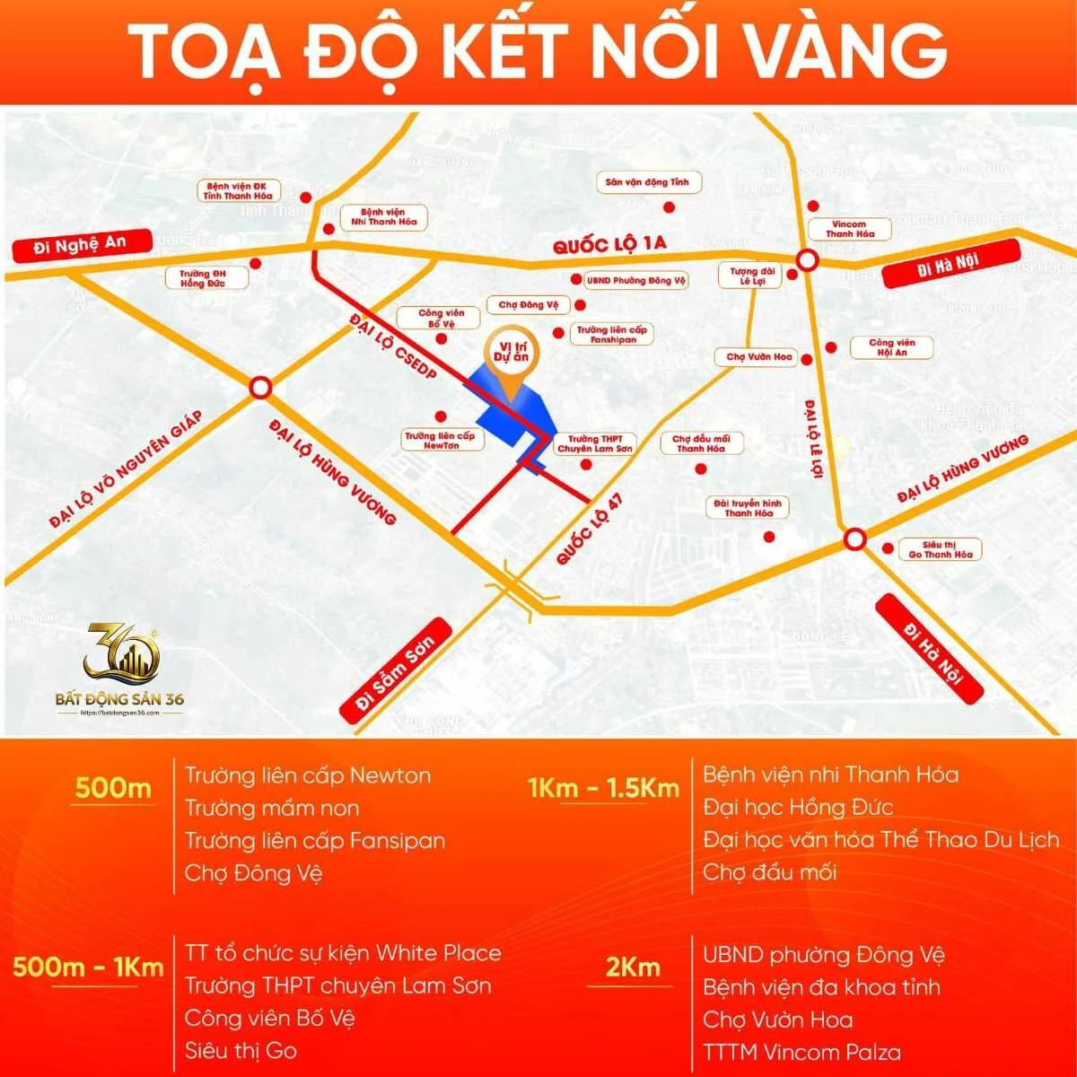 Vị trí mặt bằng Hồ Sen CSEDP Lotus Thanh Hóa